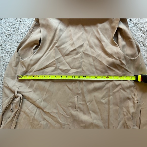 Massimo Dutti Sleeveless Trench Coat Small - Picture 5 of 7